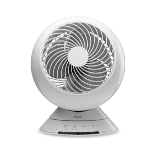 Duux Fan Globe Table Fan Number of speeds 3 23 W Oscillation Diameter 26 cm White