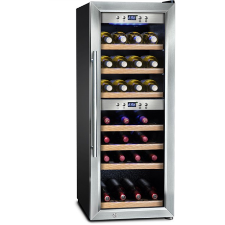 Caso Wine cooler WineMaster38 Energy efficiency class G Free standing Bottles capacity 38 Cooling type Compressor technology Stainless steel/Black