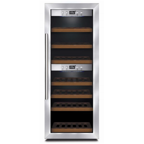 Caso Wine cooler WineMaster38 Energy efficiency class G Free standing Bottles capacity 38 Cooling type Compressor technology Stainless steel/Black