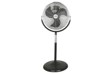Camry CR 7307 Stand Fan Number of speeds 3 180 W Diameter 45 cm Black/Stainless steel