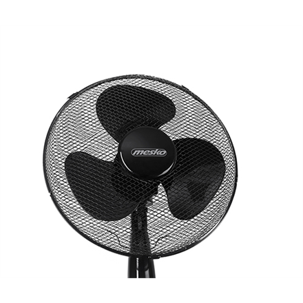 Mesko Fan MS 7311 Stand Fan Number of speeds 3 45 W Oscillation Diameter 40 cm Black