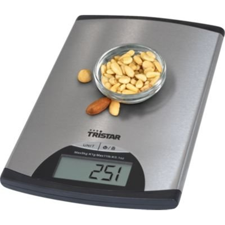 Tristar Kitchen scale KW-2435 Maximum weight (capacity) 5 kg Metallic