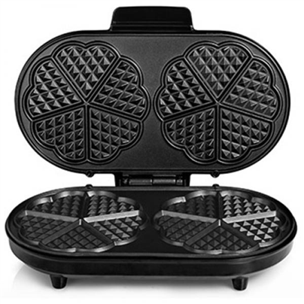 Tristar Waffle maker WF-2120 1200 W Number of pastry 10 Heart shaped Black