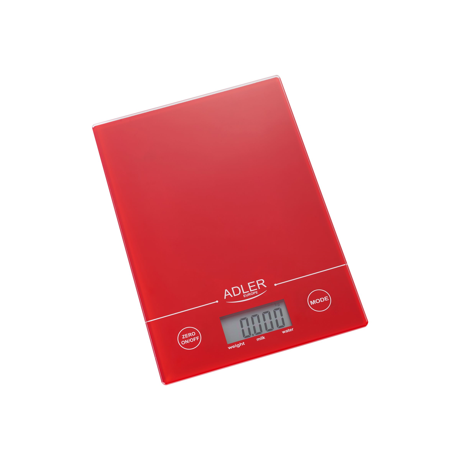 Adler Kitchen scales AD 3138 Maximum weight (capacity) 5 kg Graduation 1 g Red
