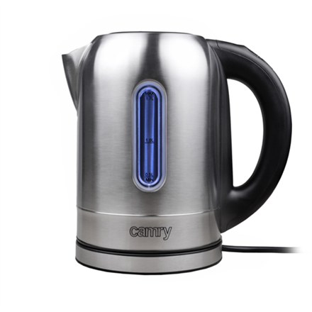 Camry Kettle CR 1253 With electronic control 2200 W 1.7 L Stainless steel 360° rotational base Stainless steel