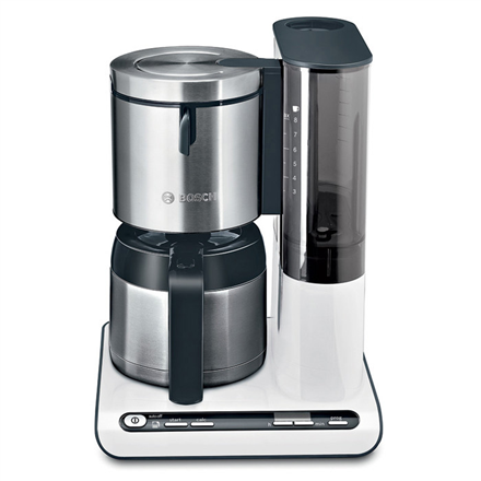 Bosch Styline Coffee maker TKA8A681 1100 W 360° rotational base No White