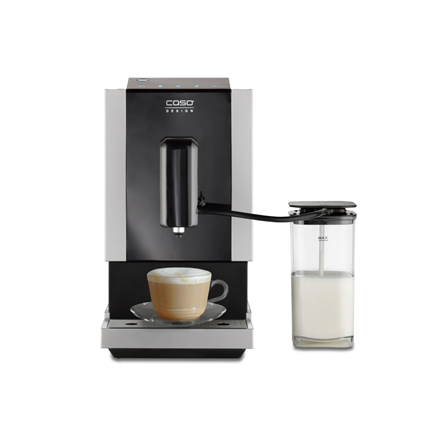 Caso Coffee Machine Café Crema Touch Pump pressure 19 bar Built-in milk frother Fully Automatic  1470 W Black/Stainless steel