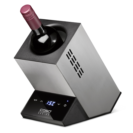 Caso Wine cooler for one bottle WineCase One Energy efficiency class Not apply Free standing Bottles capacity 1 Inox