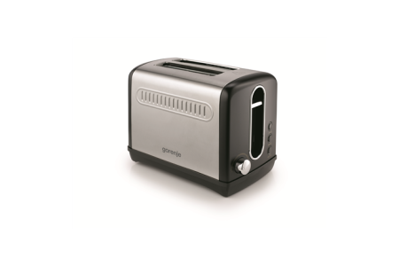 Gorenje Toaster T1100CLBK Power 1100 W Number of slots 2 Housing material Plastic/Metal Black
