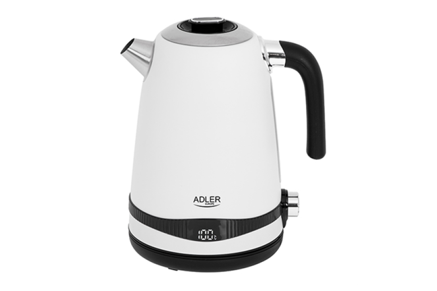Adler Kettle AD 1295w	 Electric 2200 W 1.7 L Stainless steel 360° rotational base White