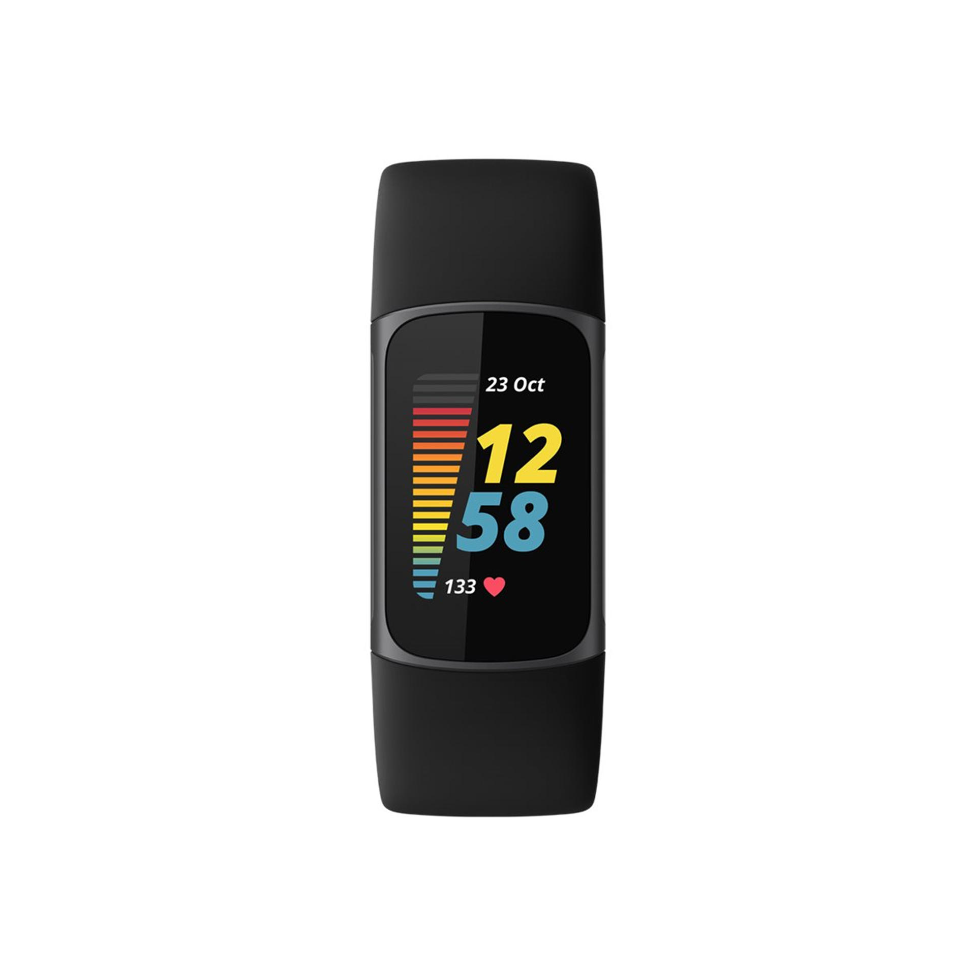 Fitbit Fitness tracker GPS (satellite) AMOLED Touchscreen Activity monitoring 24/7 Waterproof Bluetooth Black/Graphite