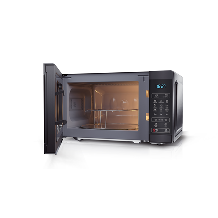Sharp Microwave Oven with Grill YC-MG02E-B Free standing 800 W Grill Black