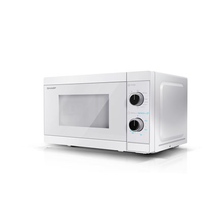 Sharp Microwave Oven with Grill YC-MG01E-C Free standing 800 W Grill White