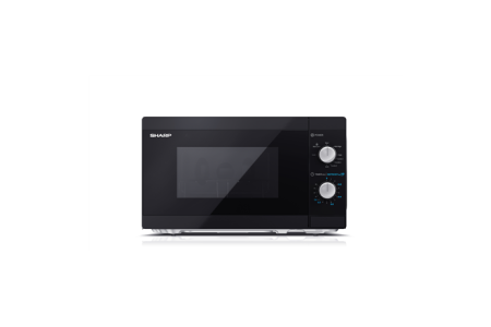 Sharp Microwave Oven with Grill YC-MG01E-B Free standing 800 W Grill Black