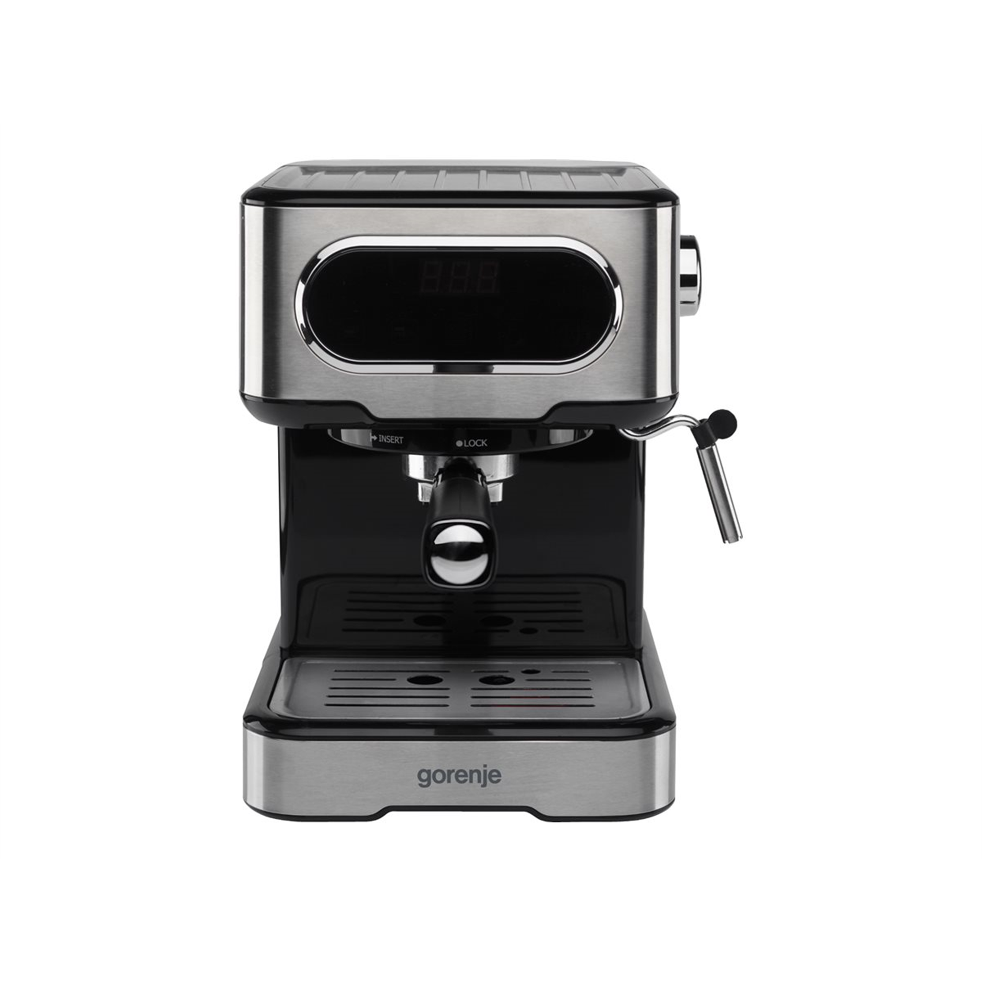 Gorenje Coffee machine ESCM15DBK Pump pressure 15 bar Built-in milk frother Manual 1100 W Stainless steel