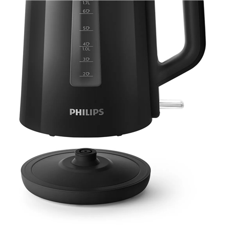 Philips Kettle HD9318/20 Electric 2200 W 1.7 L Plastic 360° rotational base Black