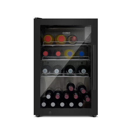 Caso Barbecue Cooler Black L 695 Energy efficiency class G Free standing Bottles capacity 21 bottles Black  Outdoor Height 69 cm 40 dB