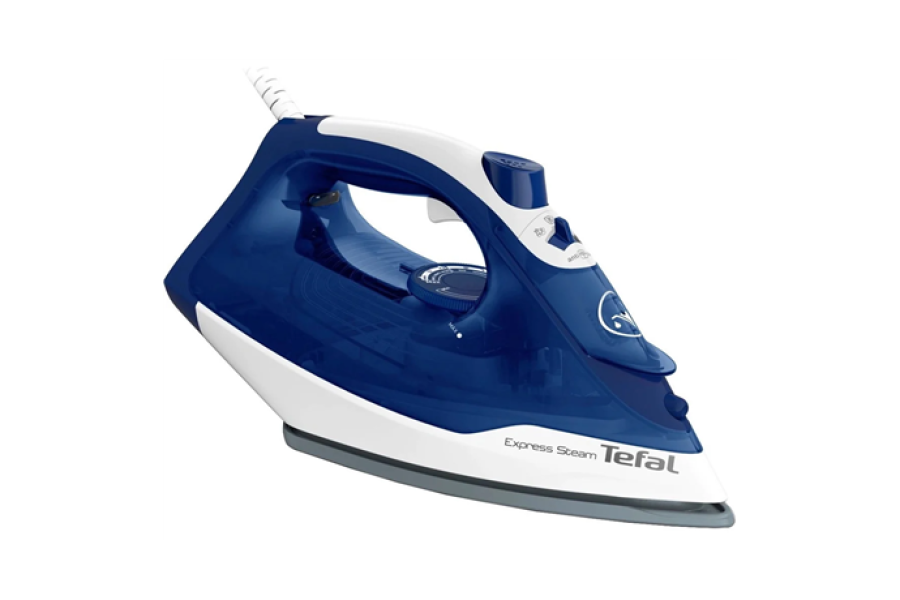 TEFAL FV2838E0 Steam Iron 2400 W Water tank capacity 270 ml Continuous steam 40 g/min Blue/White