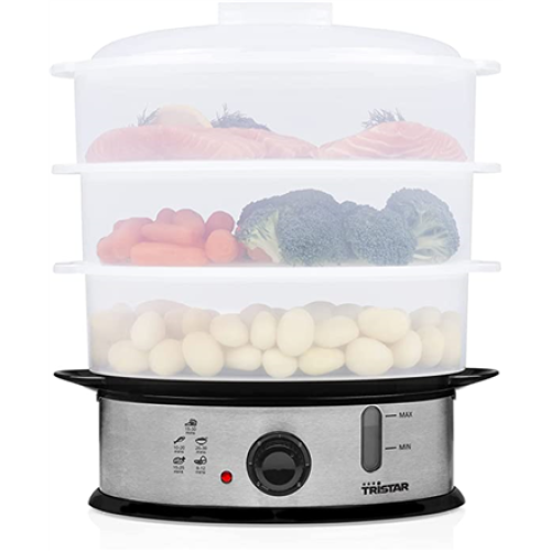 Tristar Food Steamer VS-3914 Silver 1200 W Capacity 11 L Number of baskets 3