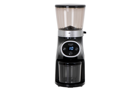 Adler Coffee Grinder AD 4450 Burr 300 W Coffee beans capacity 300 g Number of cups 1-10 pc(s) Black