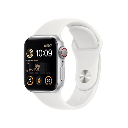 Apple Watch SE GPS + Cellular 40mm Smart watches GPS (satellite) Retina LTPO OLED Touchscreen Waterproof Bluetooth Wi-Fi Silver