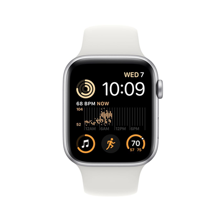 Apple Watch SE GPS + Cellular 44mm Smart watches GPS (satellite) Retina LTPO OLED Touchscreen Waterproof Bluetooth Wi-Fi Silver