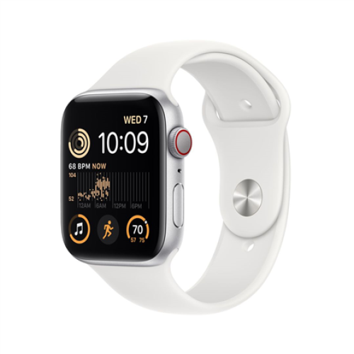 Apple Watch SE GPS + Cellular 44mm Smart watches GPS (satellite) Retina LTPO OLED Touchscreen Waterproof Bluetooth Wi-Fi Silver
