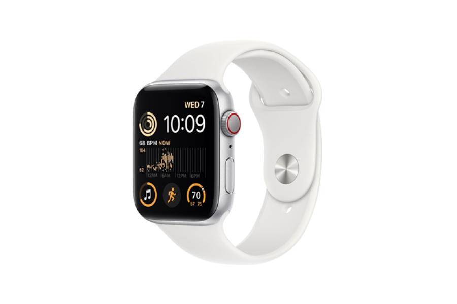 Apple Watch SE GPS + Cellular 44mm Smart watches GPS (satellite) Retina LTPO OLED Touchscreen Waterproof Bluetooth Wi-Fi Silver