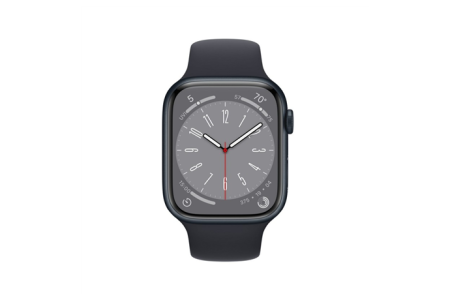 Apple Watch Series 8 45mm Smart watches GPS (satellite) Retina LTPO OLED Touchscreen Waterproof Bluetooth Wi-Fi Midnight