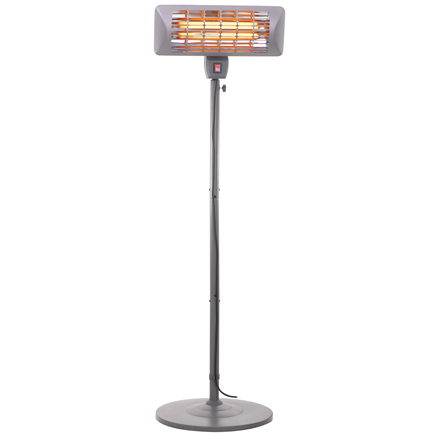 Camry Standing Heater CR 7737 Patio heater 2000 W Number of power levels 2 Suitable for rooms up to 14 m² Grey IP24