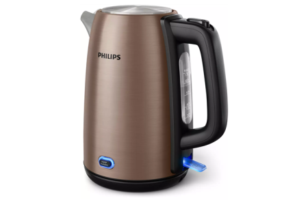 Philips Kettle HD9355/92 Viva Collection Electric  1740-2060 W 1.7 L Stainless steel 360° rotational base Copper