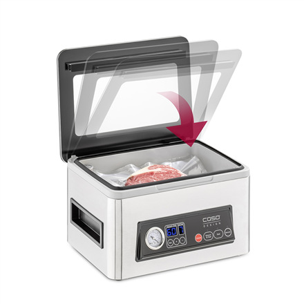 Caso Chamber Vacuum Sealer VacuChef 50 Power 300 W Stainless steel