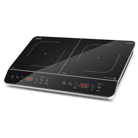 Caso Hob Touch 3500 Induction Number of burners/cooking zones 2 Touch control Timer Black Display