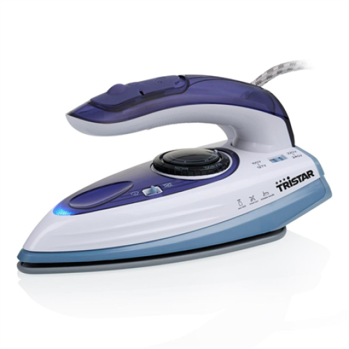 Tristar Travel Steam Iron ST-8152 Steam Iron 1000 W Water tank capacity 60 ml Continuous steam 15 g/min Blue