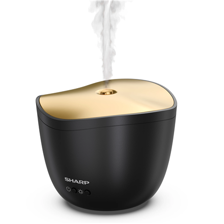 Sharp Aroma Diffuser DF-A1E-B Ultrasonic Suitable for rooms up to N/A m³ Black/Matt Metallic Gold