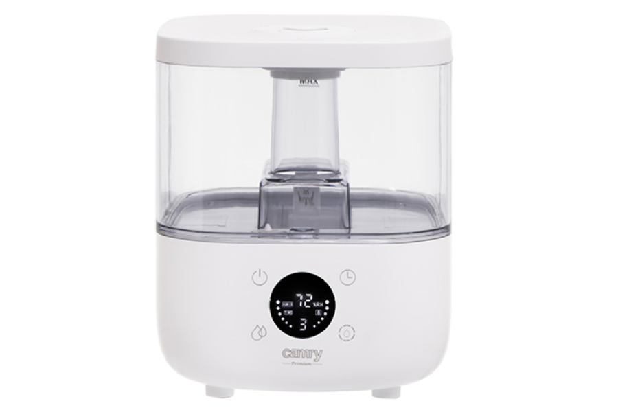 Camry CR 7973w Humidifier 23 W Water tank capacity 5 L Suitable for rooms up to 35 m² Ultrasonic Humidification capacity 100-260 ml/hr White