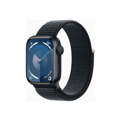 Apple Watch Series 9 GPS 41mm Midnight Aluminium Case with Midnight Sport Loop Apple
