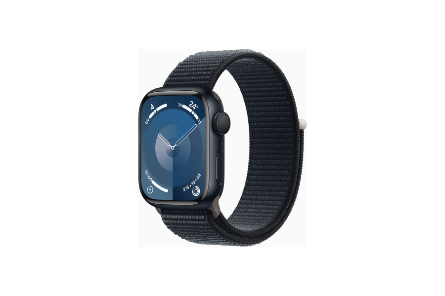 Apple Watch Series 9 GPS 41mm Midnight Aluminium Case with Midnight Sport Loop Apple