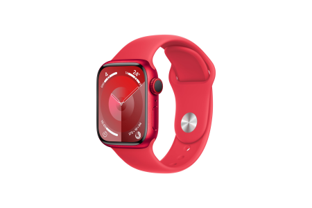 Apple Watch Series 9 GPS 41mm (PRODUCT)RED Aluminium Case with (PRODUCT)RED Sport Band - S/M Apple