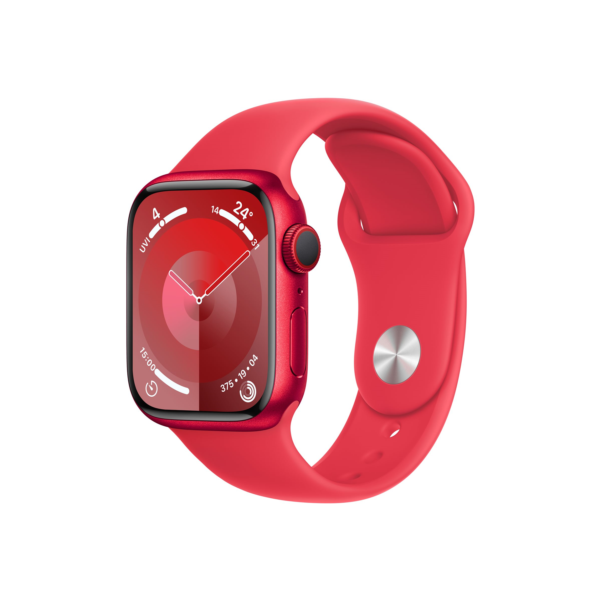 Apple Watch Series 9 GPS 41mm (PRODUCT)RED Aluminium Case with (PRODUCT)RED Sport Band - M/L Apple
