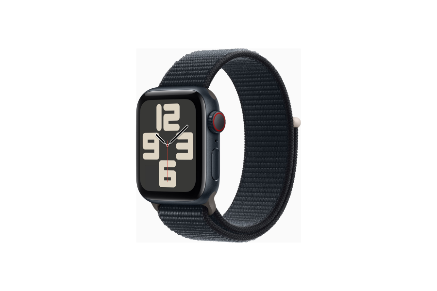 Apple Watch SE GPS + Cellular 40mm Midnight Aluminium Case with Midnight Sport Loop Apple