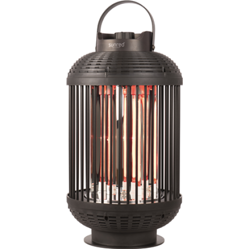 SUNRED Heater D-INDO-12T, Indox Dark Table  Infrared 1200 W Black IP55