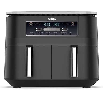 Ninja AF400EU Air fryer, Double, Black NINJA