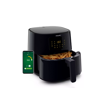 Philips Air Fryer Essential HD9280/70 Power 2000 W Capacity 6.2 L Rapid Air technology Black