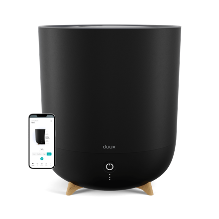 Duux Smart Humidifier Neo Water tank capacity 5 L Suitable for rooms up to 50 m² Ultrasonic Humidification capacity 500 ml/hr Black