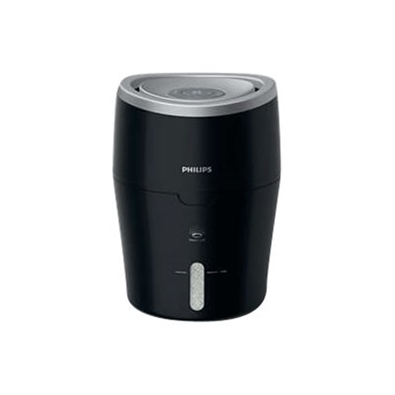 Philips 	HU4813/10 Humidifier Water tank capacity 2 L Suitable for rooms up to 44 m² Natural evaporation process Humidification capacity 300 ml/hr Black