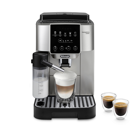 Delonghi | Coffee Maker | Magnifica Start ECAM 220.80 SB | Pump pressure 15 bar | Built-in milk frother | Automatic | 1450 W | Silver/Black