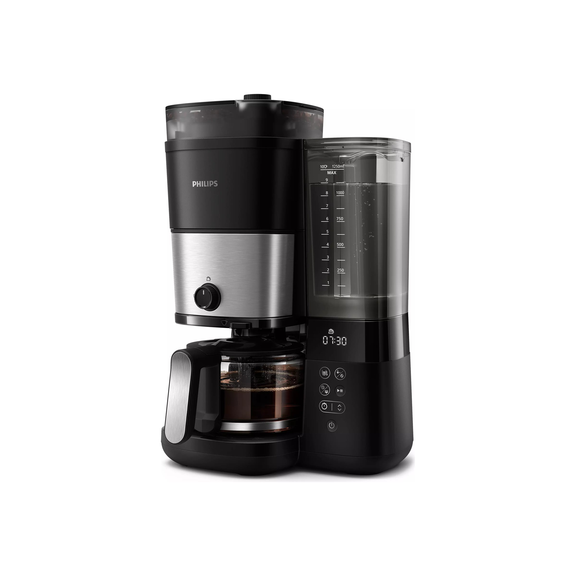 Philips HD7900/50 All-in-1 Brew Coffee Machine, Black/Stainless Steel Philips