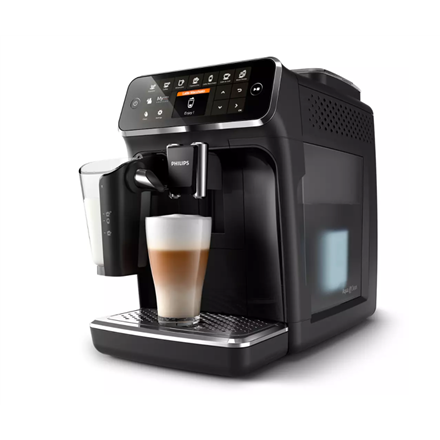 Philips Series 4300 Coffee Maker EP4341/50 Pump pressure 15 bar Built-in milk frother Fully Automatic 1500 W Black