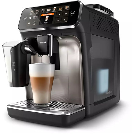 Philips Series 5400 Coffee Maker EP5447/90	 Pump pressure 15 bar Built-in milk frother Fully Automatic 1500 W Black
